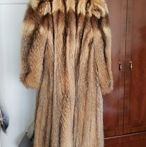 Vintage custom made Beaver fur coat